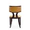 Manhattan Comfort Pulitzer Dining Chair (Set of Two) in Camel and Walnut DC001-CL - alternate 2